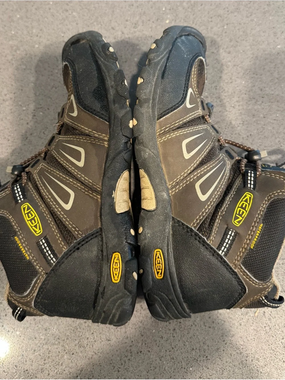 KEEN Kids Brown Waterproof Adventure Boots